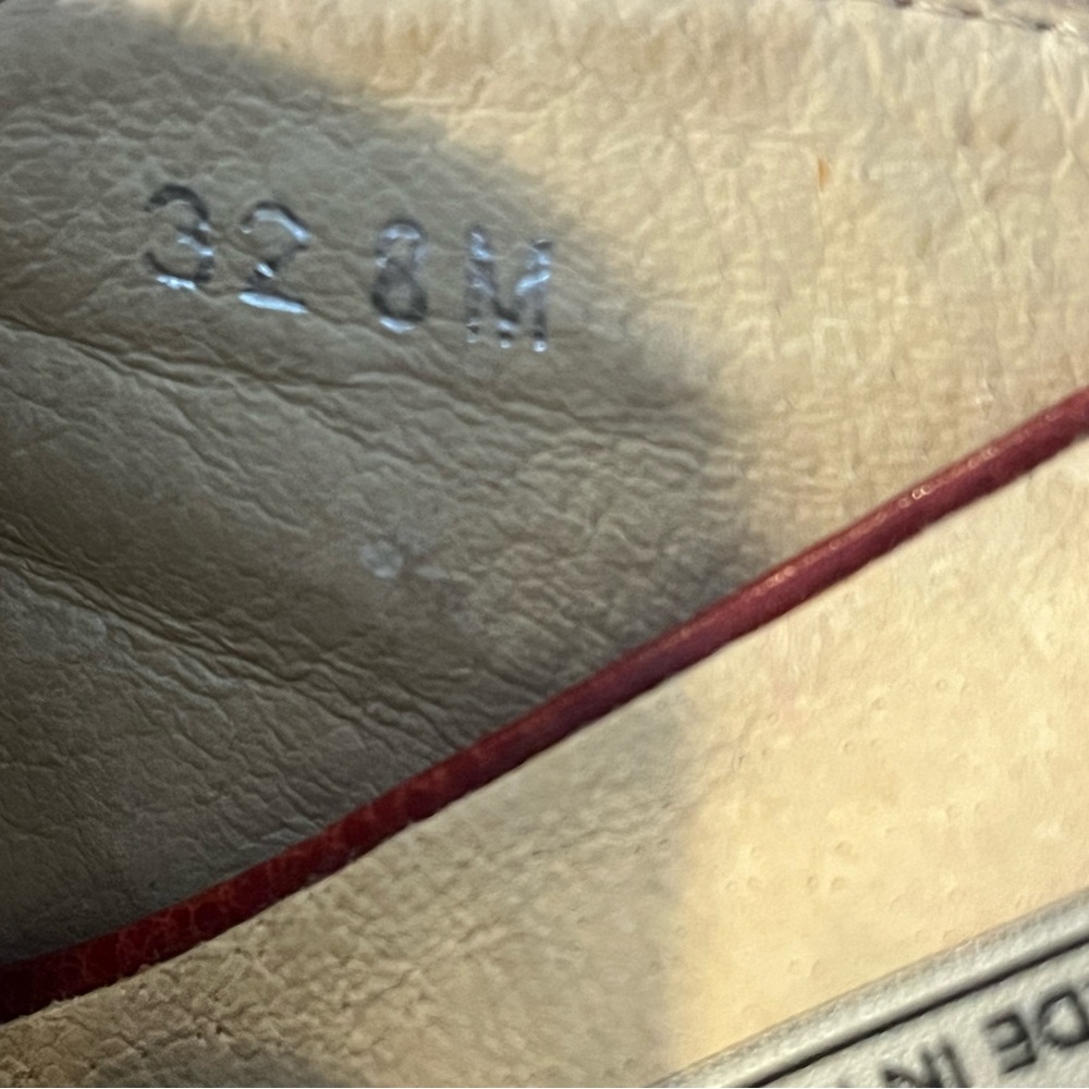 Brighton Women’s Jordan size 8m Red Croc-Embossed Loafers - Picture 9 of 9
